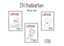 ITH Postkarte - Winter Time Set - Frau H.